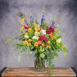 JARRONES CON FLORES